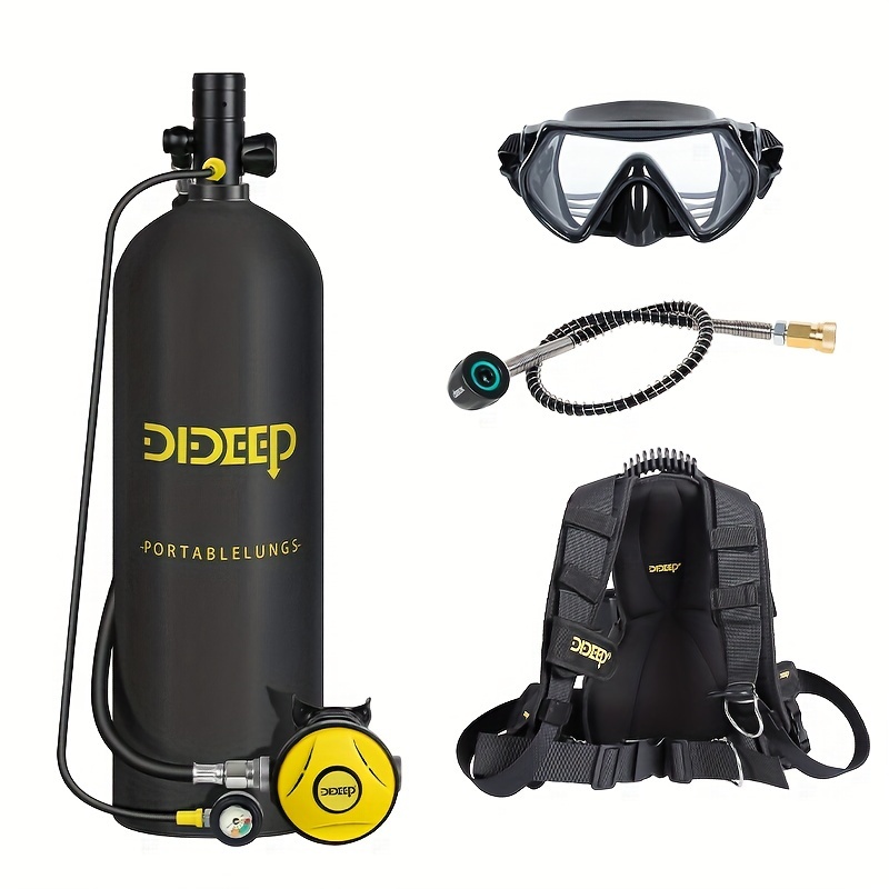 Snorkel Set - Zestaw mini butli do nurkowania DIDEEP
