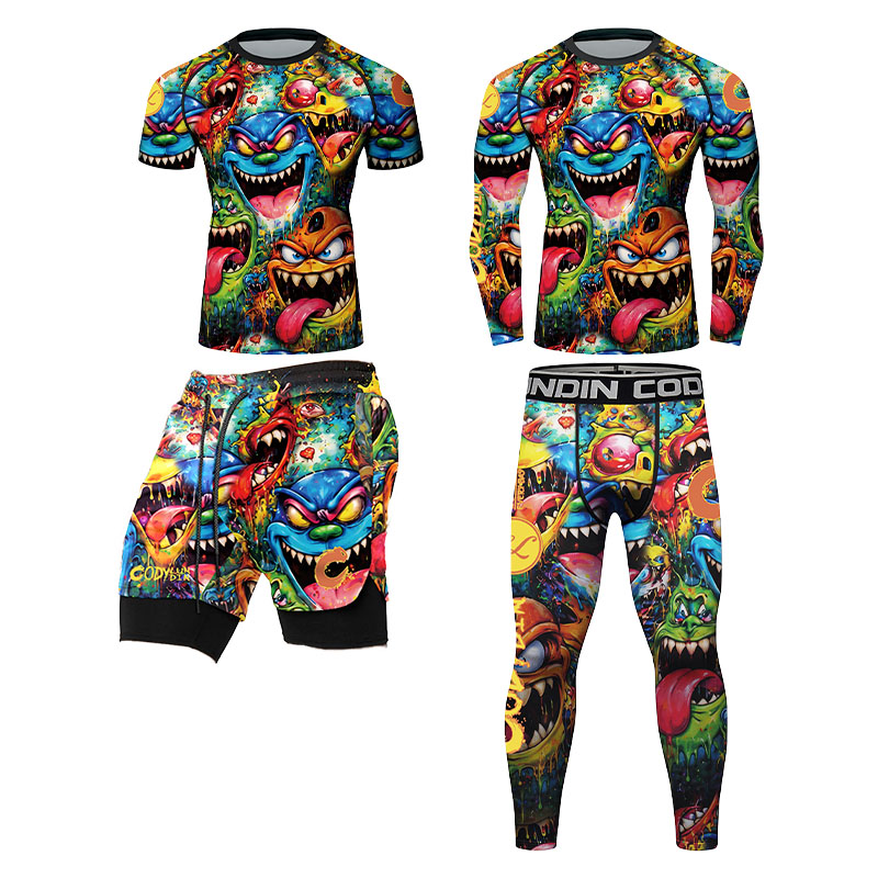 Rash Guard - Męska koszulka kompresyjna z długim lub